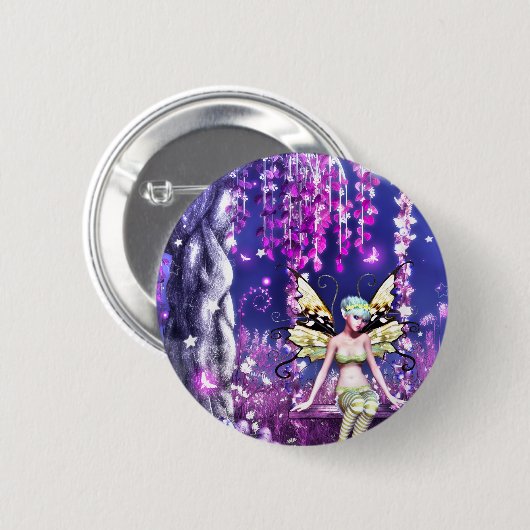 愛らしい妖精 缶バッジ (正面&裏面)