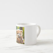 "愛らしい妹とベビーガール動物のデザインマグカップ" エスプレッソカップ (正面右)