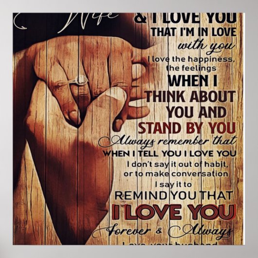 愛らしい妻への手紙、素敵な贈り物。 ポスター (正面)