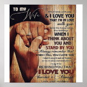 愛らしい妻への手紙、素敵な贈り物。 ポスター (正面)