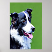 愛らしい子どもの縁どポートレート | AI Art ポスター (正面)