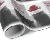 愛らしい子ネコのクリスマスのプレゼントの覆い ラッピングペーパー (ロールコーナー)