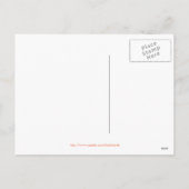 愛らしい子ネコ猫のイースター挨拶のカスタムの写真 シーズンポストカード (裏面)