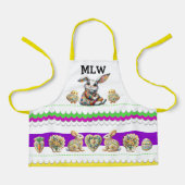 愛らしい子供のイースターエプロン エプロン (正面)