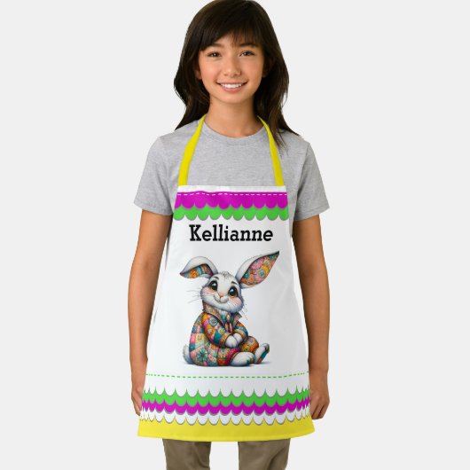 愛らしい子供のイースターエプロン エプロン (インサイチュ)