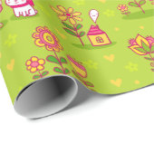 愛らしい子供のパターン ラッピングペーパー (ロールコーナー)