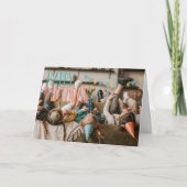 愛らしい子供の折り畳み誕生日カード カード (正面)