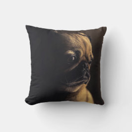 愛らしい子犬のパグ犬の装飾用クッション クッション