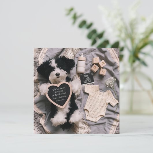 愛らしい子犬の妊娠の発表 シーズンカード (スタンド正面)