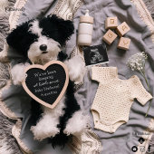 愛らしい子犬の妊娠の発表 シーズンカード