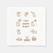 愛らしい子犬の誕生日パーティー