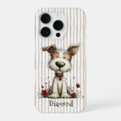 愛らしい子犬 | かわいい犬好きへのギフト iPhoneケース (裏面)