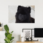 愛らしい子犬 ポスター (ホームオフィス)