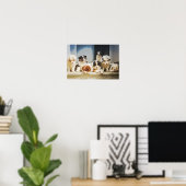 愛らしい子犬 ポスター (ホームオフィス)