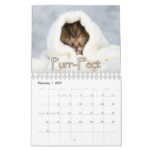 愛らしい子猫と心温まることわざウォール カレンダー (2月 2027)