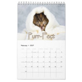 愛らしい子猫と心温まることわざ大壁 カレンダー (2月 2027)
