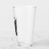 愛らしい子猫のスケッチ タンブラーグラス (左)