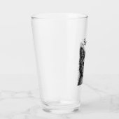 愛らしい子猫のスケッチ タンブラーグラス (右)