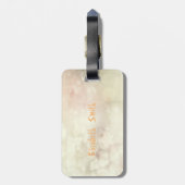 愛らしい子猫オン《写真》ぼけ味 ラゲッジタグ (裏面縦)