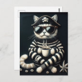 愛らしい子猫海賊 ポストカード (正面/裏面)