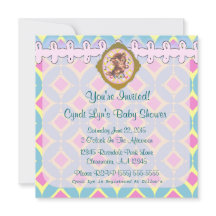 愛らしい子猫用ベビーシャワーイベントアナウンス-