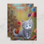 愛らしい子猫2 ノートカード (正面/裏面)