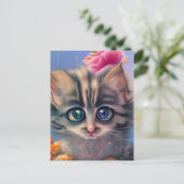 愛らしい子猫3 ポストカード (スタンド正面)