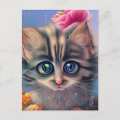 愛らしい子猫3 ポストカード (正面)
