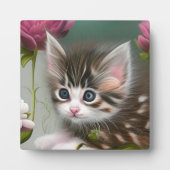 愛らしい子猫4 フォトプラーク (正面)