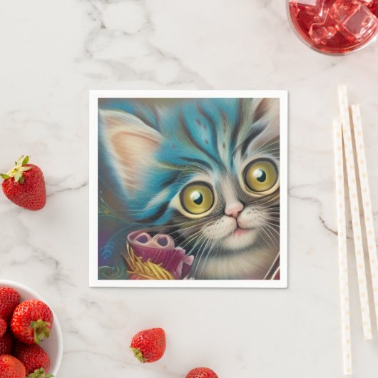 愛らしい子猫6 スタンダードカクテルナプキン (インサイチュ)
