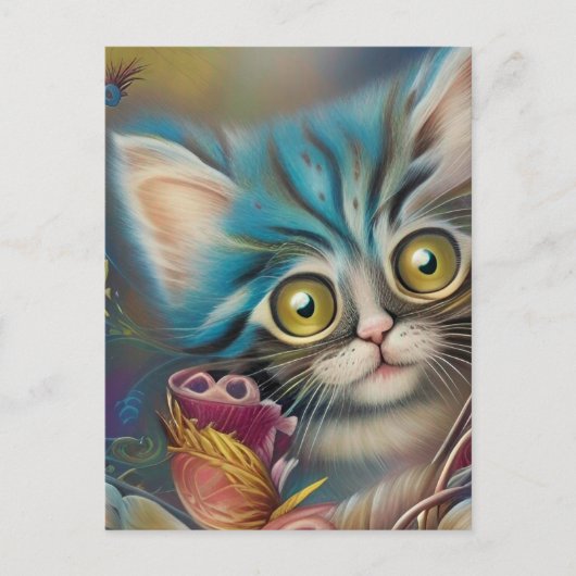 愛らしい子猫6 ポストカード (正面)