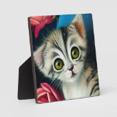 愛らしい子猫7 フォトプラーク (正面)