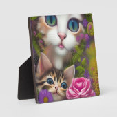愛らしい子猫8 フォトプラーク (正面)