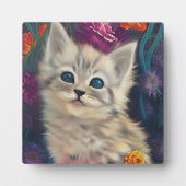 愛らしい子猫9 フォトプラーク (正面)