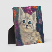 愛らしい子猫9 フォトプラーク (正面)