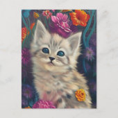 愛らしい子猫9 ポストカード (正面)