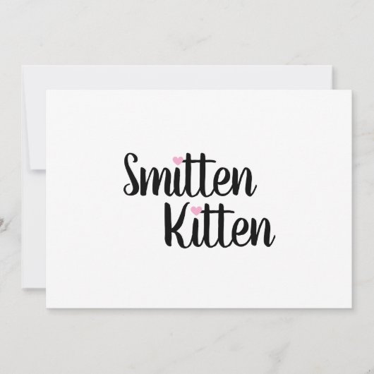 愛らしい子猫 ヴァレンタイン カフェマグ ギフト シーズンカード (正面)