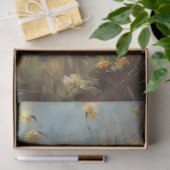 愛らしい子羊イエローダフォジル絵を描のデコペ 薄葉紙 (ギフト)