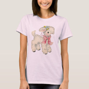 愛らしい子羊 Tシャツ