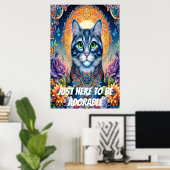 愛らしい存在として ポスター (ホームオフィス)