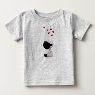 愛らしい宇宙飛行士ベビーTシャツデザイン ベビーTシャツ