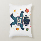 愛らしい宇宙飛行士宇宙 アクセントクッション (正面(垂直))