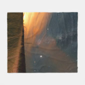 愛らしい宇宙 フリースブランケット (正面(横))