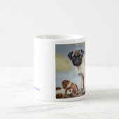 愛らしい害のマグ コーヒーマグカップ (中央)