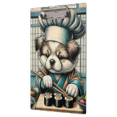 愛らしい寿司職人パピー クリップボード (左)