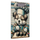 愛らしい寿司職人パピー クリップボード (右)