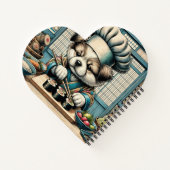 愛らしい寿司職人パピー ノートブック (裏面)