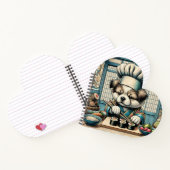 愛らしい寿司職人パピー ノートブック (内部)