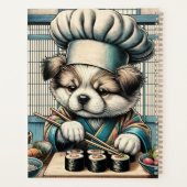 愛らしい寿司職人パピー プランナー手帳 (裏面)