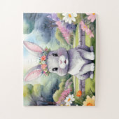 愛らしい小さなウサギ、イースター ジグソーパズル (縦)
